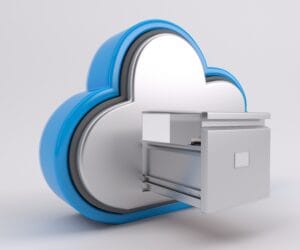 3D Cloud Drive Icon