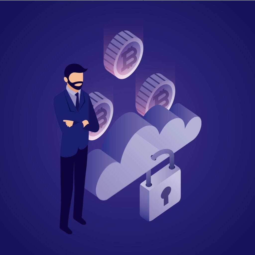 data network businessman concept