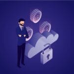 data network businessman concept