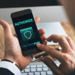 Data Protection Shield Secured Permission Graphic Concept